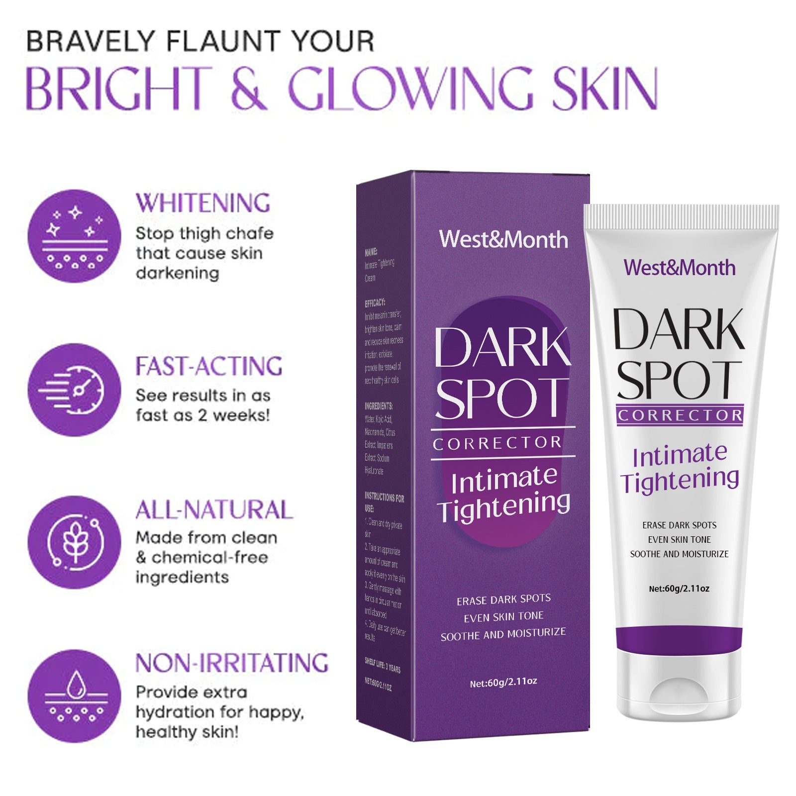 Brightening Cream For Dark Skin Effective Lighten - CC Beauty Supply