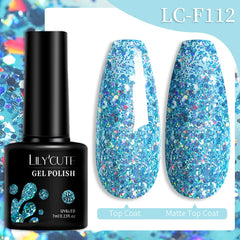 7ML Glitter Gel Nail Polish