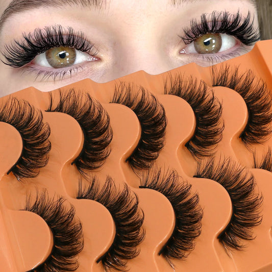 5 Pairs Fluffy Eyelashes - CC Beauty Supply