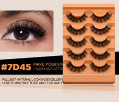 5 Pairs Fluffy Eyelashes - CC Beauty Supply