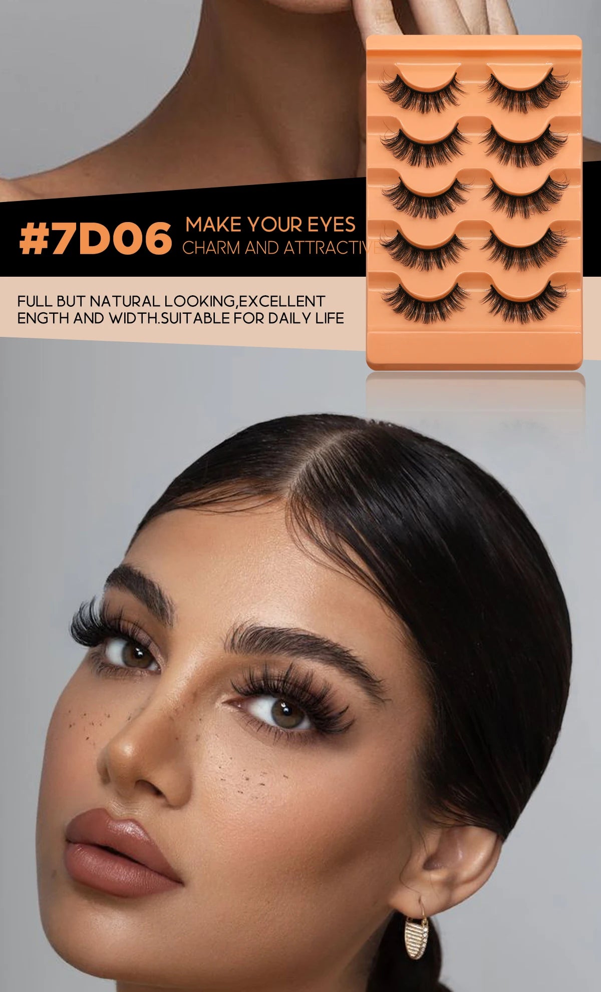 5 Pairs Fluffy Eyelashes - CC Beauty Supply