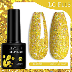 7ML Glitter Gel Nail Polish