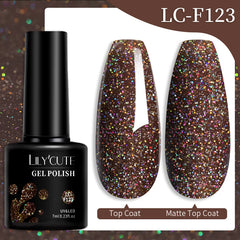 7ML Glitter Gel Nail Polish