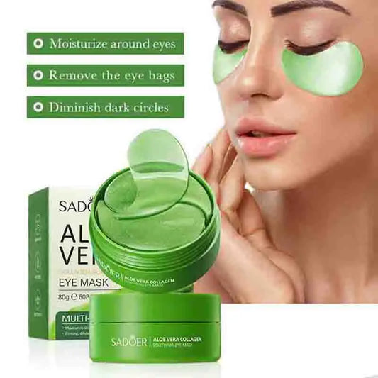 60pcs Aloe Vera Collagen Eye Mask - CC Beauty Supply