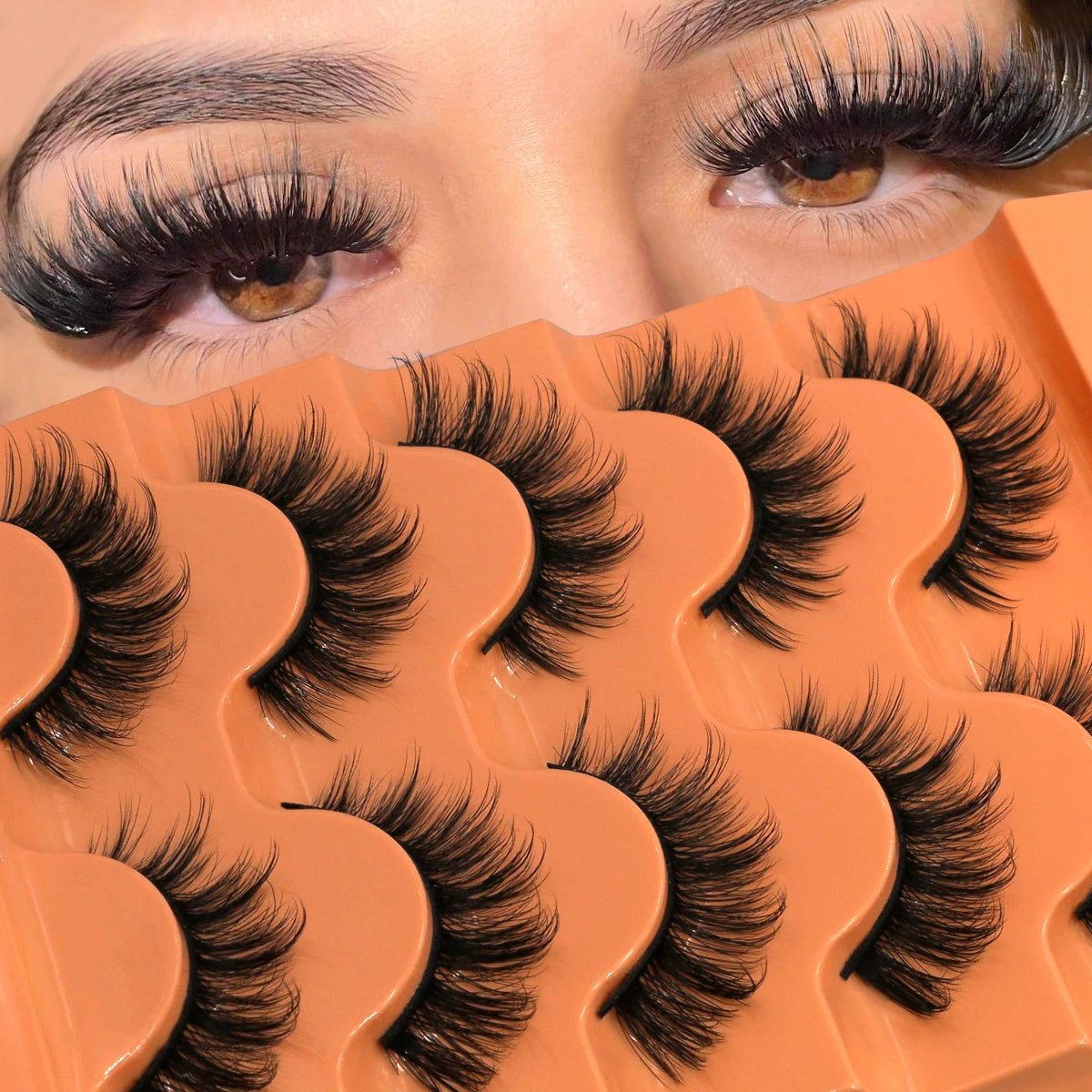 5 Pairs Fluffy Eyelashes - CC Beauty Supply